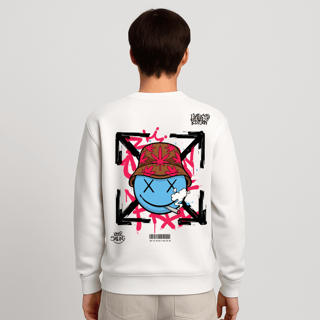 Nome do produto Moletom Prime Unissex Limited Edition – Estampa Smiley Chapado | OxVibe Streetwear