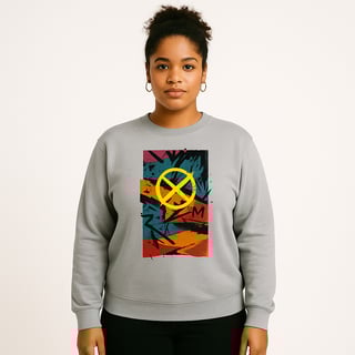 Moletom Quality Art Abstrata Unissex – Estampa Urbana Colorida | OxVibe