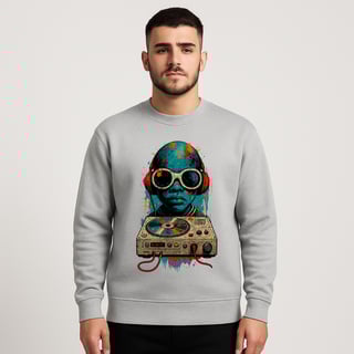 Nome do produto Moletom Prime Unissex “Audio Rebel” –  Cultura DJ de Rua | OxVibe Streetwear