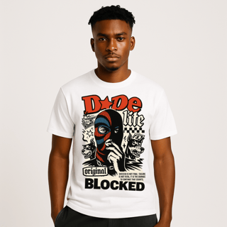 Nome do produto Camiseta Quality Dope Blocked – Estampa Urbana Crítica e Visual de Impacto | OxVibe Unissex