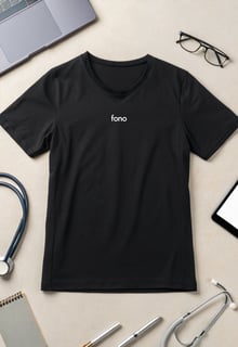 Nome do produto Camiseta FONO ALO - Unissex - Cores Escuras