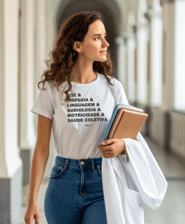 Nome do produto Camiseta ESPECIALIDADES - Unissex - Cores Claras