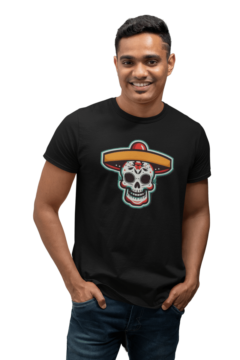 Nome do produto: T-shirt Quality Caveira Mexicana