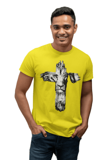 Nome do produto T-shirt Quality A Cruz Com Leão