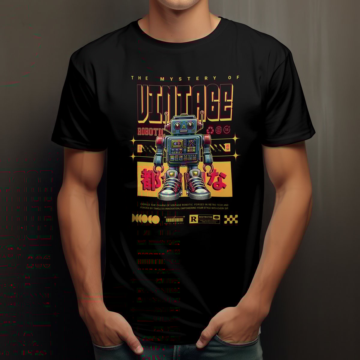 Nome do produto: CAMISETA PREMIUM | Robot Vintage