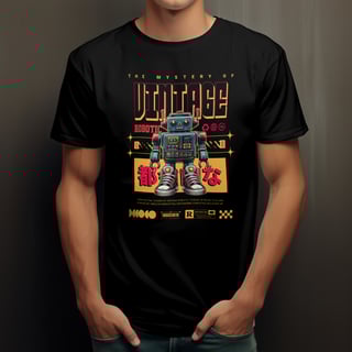 Nome do produtoCAMISETA PREMIUM | Robot Vintage