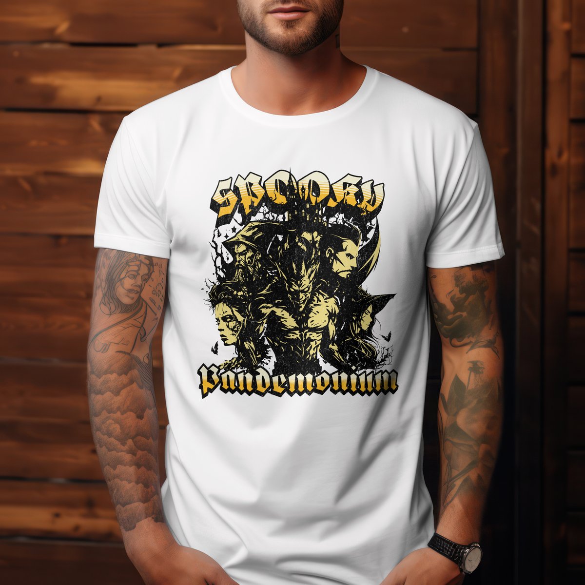 Nome do produto: CAMISETA PREMIUM | Spooky Pandemonium