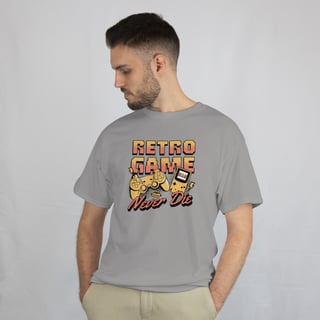 Nome do produtoCAMISETA PREMIUM | Retro Game Never Die