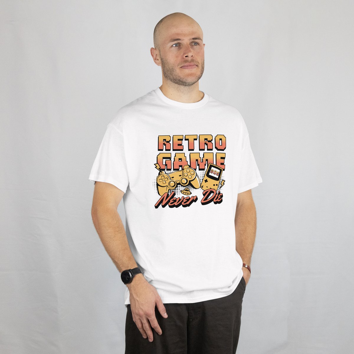 Nome do produto: CAMISETA PREMIUM | Retro Game Never Die