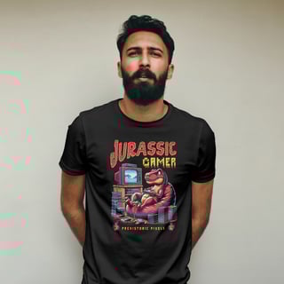 CAMISETA PREMIUM | Jurassic Gamer