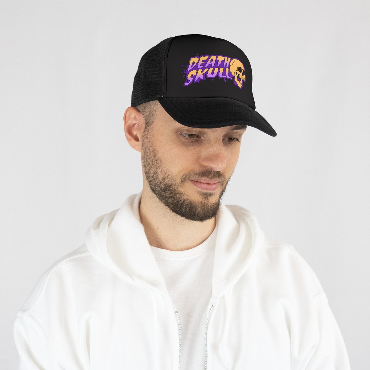 Nome do produto: BONÉ TRUCKER | Death Skull