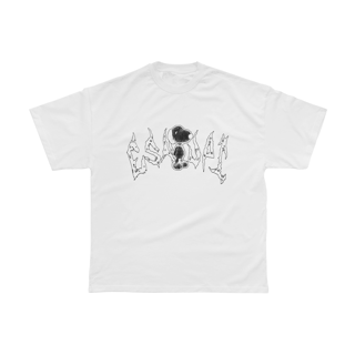 Nome do produto  Camiseta Esnupi Death Metal Branca