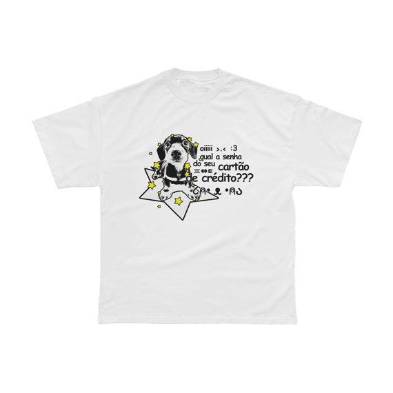 Camiseta Doguinho Cartão de Crédito - Branca