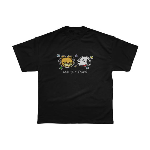 Camiseta Garfide + Esnupi 2.0 - Preta