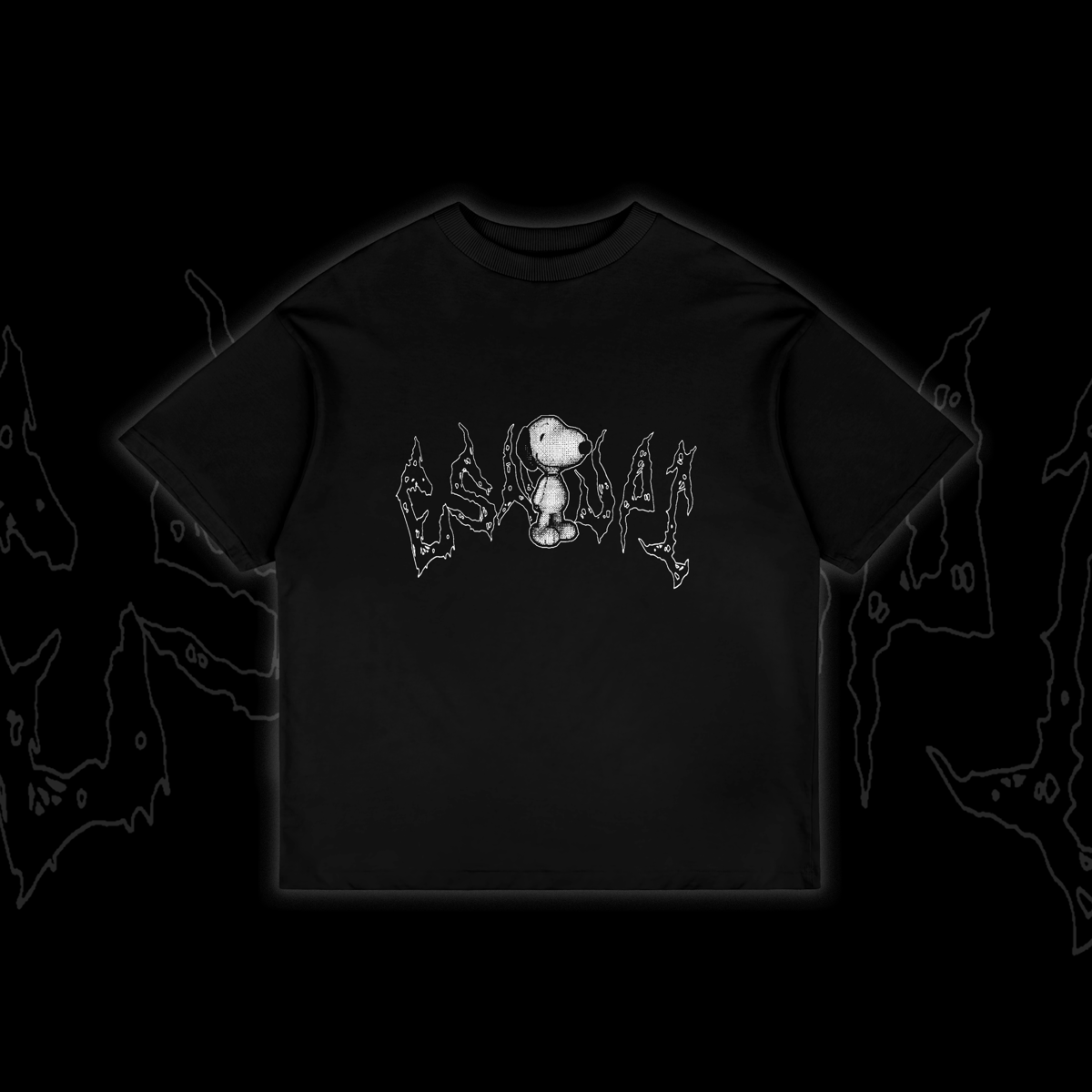 Nome do produto: Oversized Esnupi Death Metal - Preta