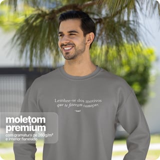 Nome do produto Moletom Blusão Prime Unissex – Lembre - se Dos Motivos 