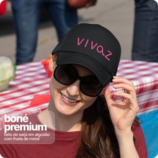 Nome do produto Boné Prime com Tela – Vivaz
