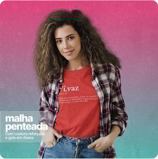 Nome do produto Camiseta Unissex Quality –Vi.Vaz