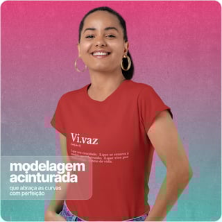 Nome do produto Camiseta Feminina Baby Long Quality – Vi.Vaz