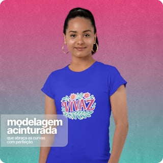 Nome do produto Camiseta Feminina Baby Long Quality – Vivaz 