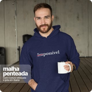 Nome do produto Moletom Canguru Prime  Unissex –  Impossivel 