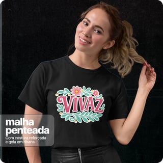 Nome do produto Camiseta Unissex  Quality – Vivaz