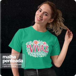 Nome do produto Camiseta Unissex  Quality – Vivaz