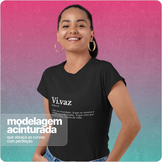 Camiseta Feminina Baby Long Quality – Vi.Vaz