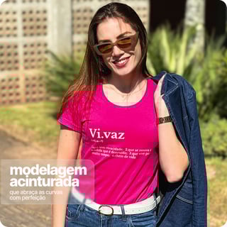 Nome do produto Camiseta Feminina Baby Long Quality – Vi.Vaz