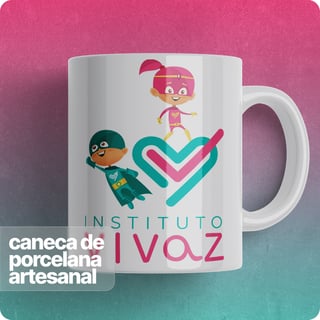 Caneca Mágica Estampada – Instituto Vivaz