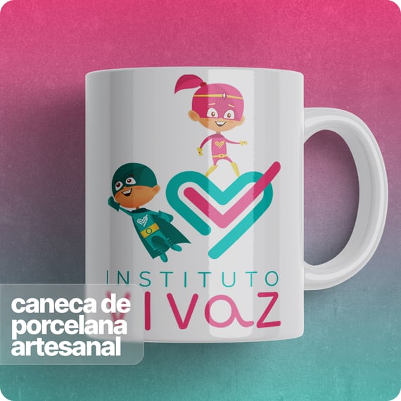 Caneca Mágica Estampada – Instituto Vivaz