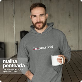Nome do produto Moletom Canguru Prime  Unissex –  Impossivel 
