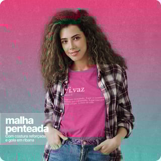 Nome do produto Camiseta Unissex Quality –Vi.Vaz