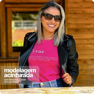 Nome do produto Camiseta Feminina Baby Long Quality – Vi.Vaz