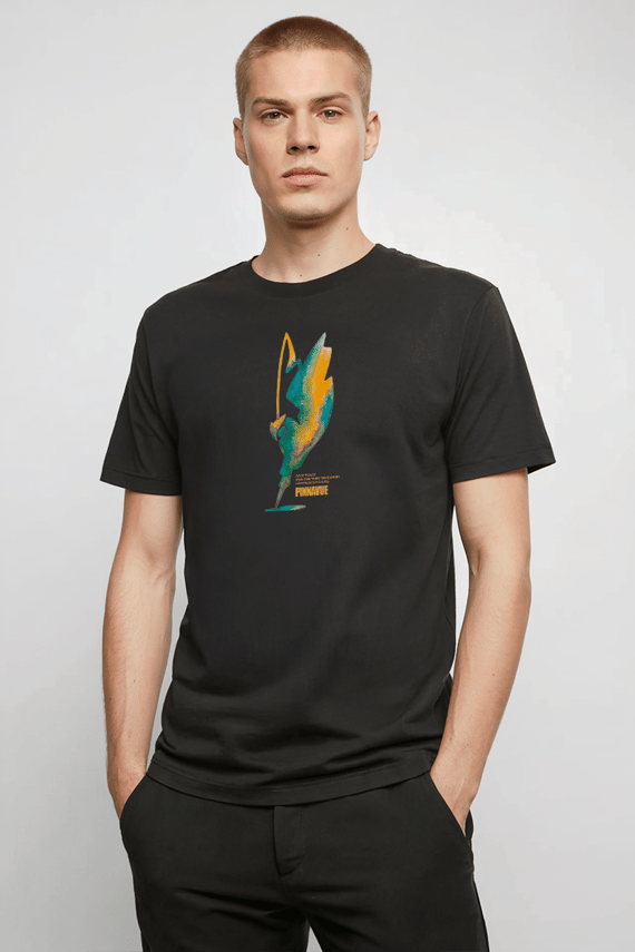 CAMISETA REGULAR LOGO AQUARELA