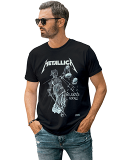 Nome do produto T-Shirt Prime - Justice - Metallica