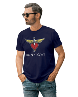 Nome do produto T-Shirt Prima - Sword Heart - Bon Jovi