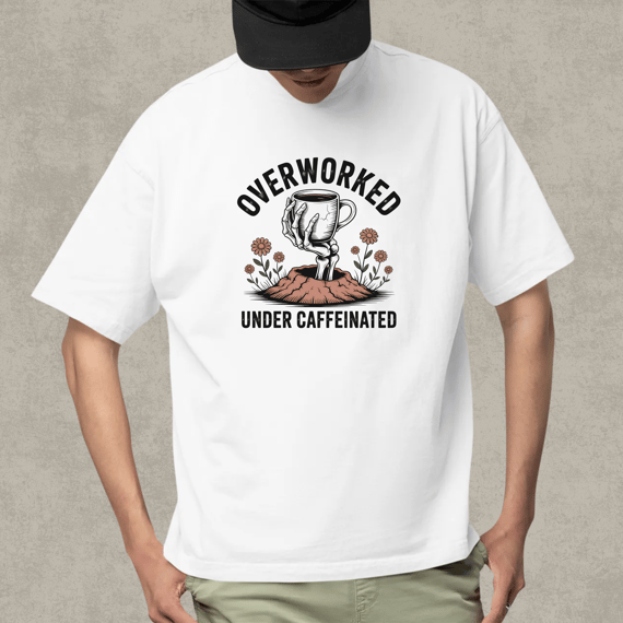 Camiseta Oversized | Caffeinated