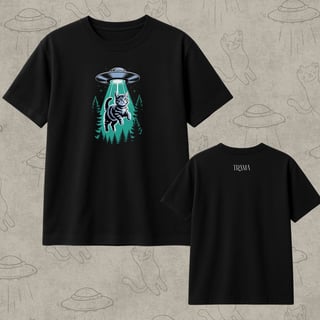 Nome do produtoCamiseta Quality | Out of This World Kitty