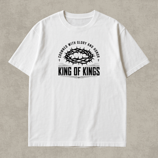 Nome do produtoCamiseta Oversized | “King of Kings”