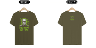 Nome do produtoCamiseta Prime Frankenstein – Costurado, Mas Firme