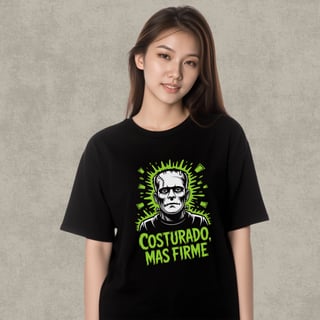 Camiseta Prime Frankenstein – Costurado, Mas Firme
