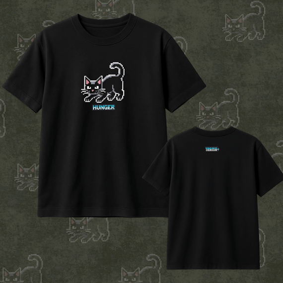 Camiseta Quality | Hungry cat