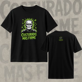 Nome do produtoCamiseta Prime Frankenstein – Costurado, Mas Firme