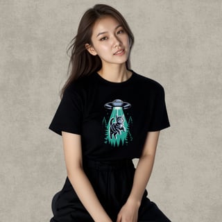 Nome do produtoCamiseta Quality | Out of This World Kitty