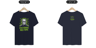 Nome do produtoCamiseta Prime Frankenstein – Costurado, Mas Firme
