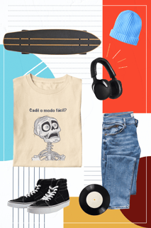 Nome do produto Camiseta Prime - Cadê o modo fácil?