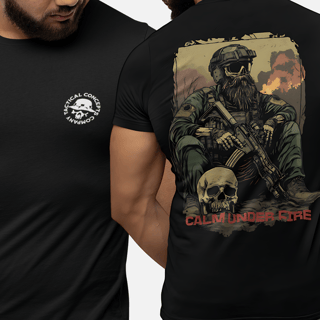 Nome do produto T-shirt | Calm Under Fire