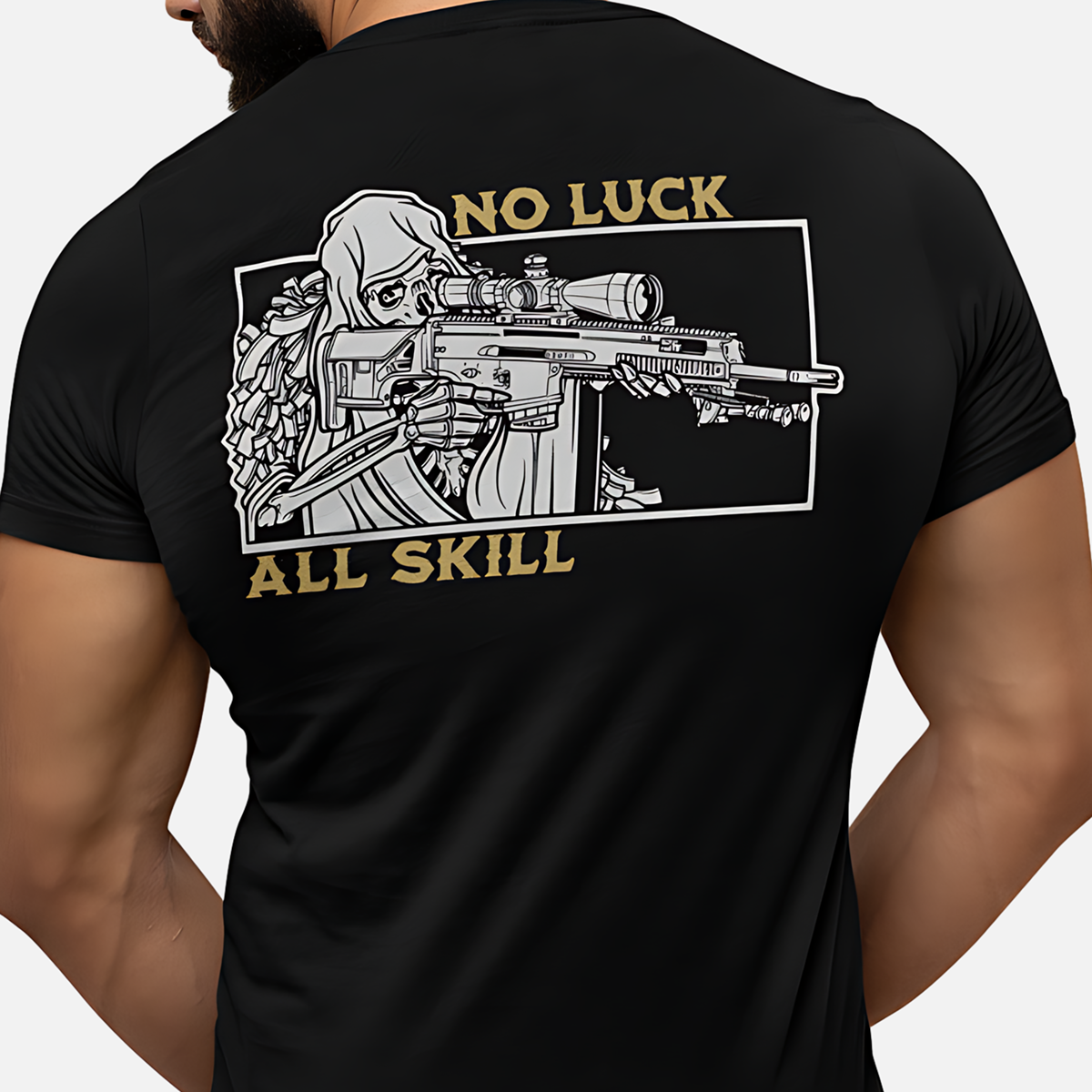Nome do produto: T-shirt | No Luck, All Skill