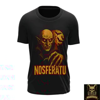 Nosferatu: Camiseta o Sopro da Morte – Clássico do Horror em Chamas Sombrias